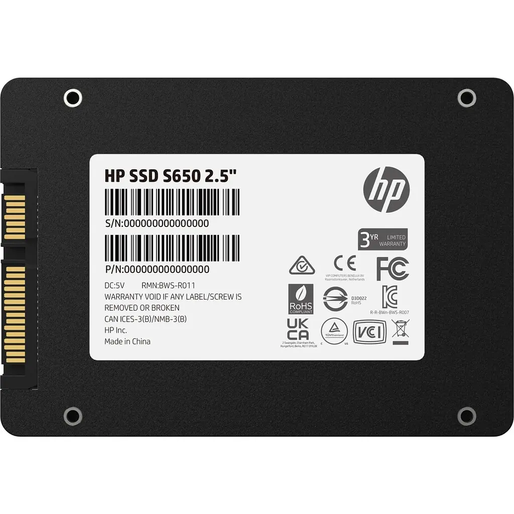 SSD накопичувач HP S650 1.92TB [345N1AA] [142847] - фото 6