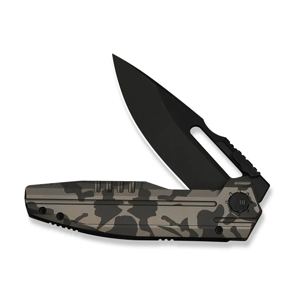 Ніж складаний туристичний Weknife Reveille (9.7 см) Bohler M390 / Titanium пісочно-бежевий - фото 3
