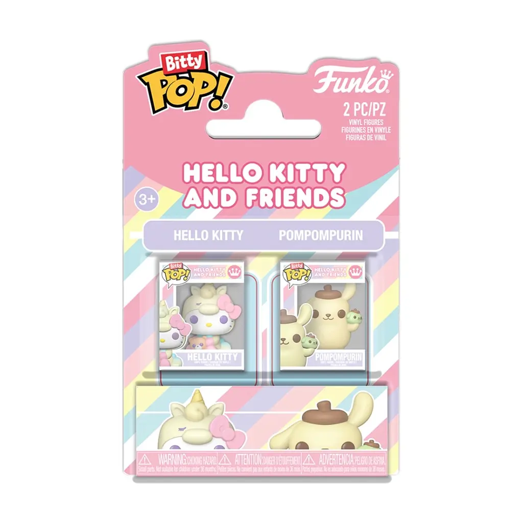 Фігурка Funko Pop набір Bitty POP! серії Sanrio - Хелоу Кітті та Помпомпурін (94212) - фото 2