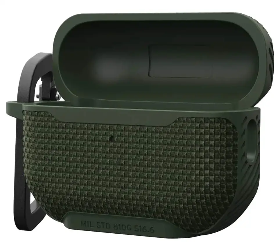 Чехол UAG для AirPods Pro (Gen 2, 2022), Metropolis, Olive Drab teh0019456 - фото 7