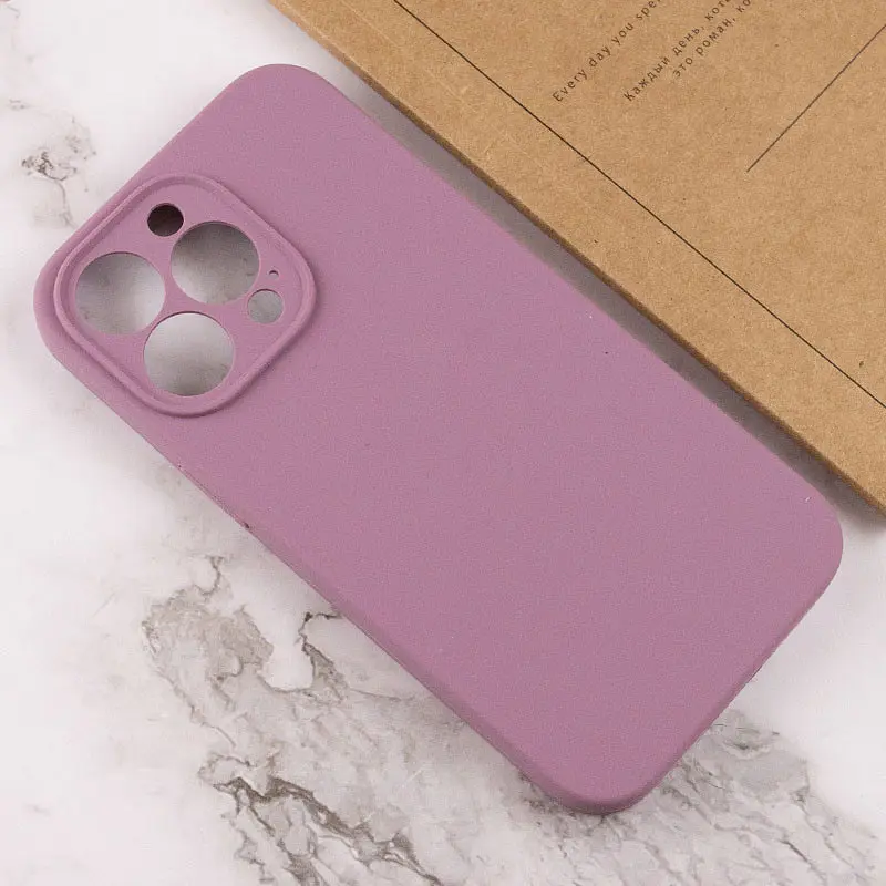 Чохол Silk Full Camera Protective (AA) NO LOGO для Apple iPhone 13 Pro (6.1") Ліловий / Lilac Pride - фото 3