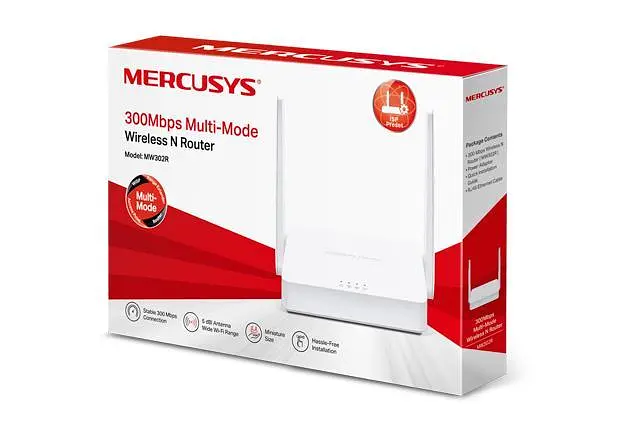 Wi-Fi роутер MERCUSYS MW302R 300MBPS 10/100M - фото 2
