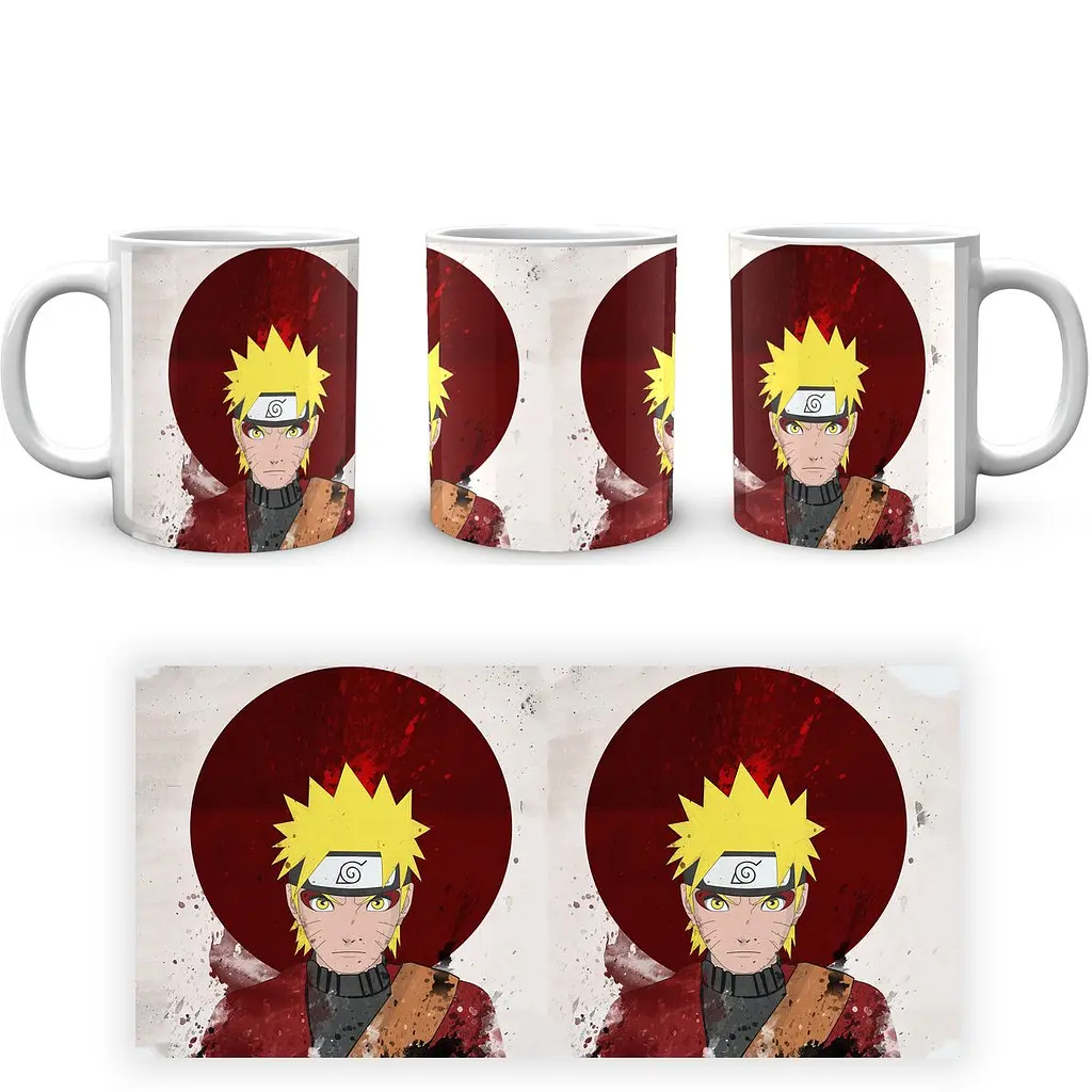 Кухоль GeekLand Наруто Naruto Плями фарби NA.02.329 330 мл білий - фото 3