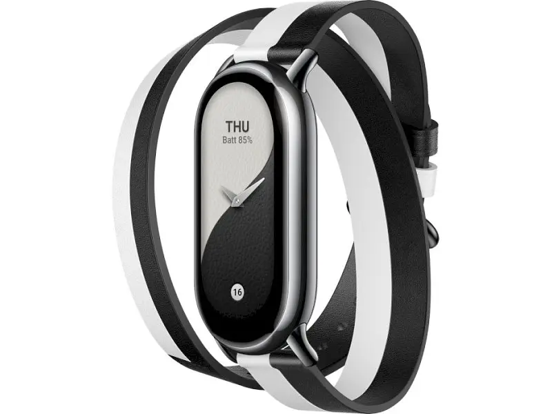 Ремінець Xiaomi для Mi Smart Band 8 Black/White (BHR7296CN) - фото 2