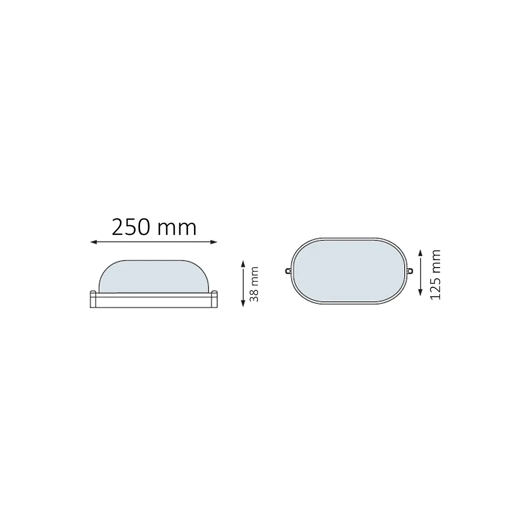 Світлодіодний світильник вологозахищений FARADAY-36 36W IP65 білий 6400К - фото 2