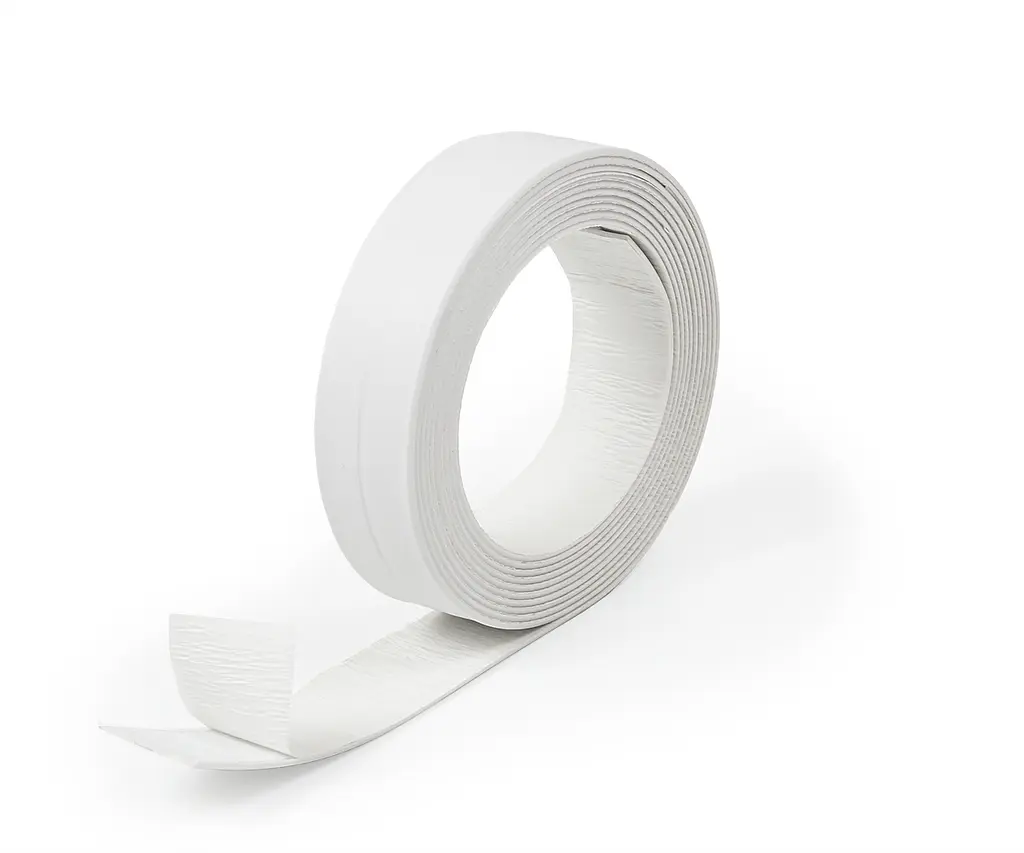 Бордюрна стрічка Polax для ванної, біла 28 мм × 3,2 м (45-001)