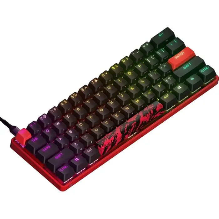 Клавіатура ігрова оптична SteelSeries Apex 9 TKL UA OptiPoint Mini Faze Clan (64853) - фото 5
