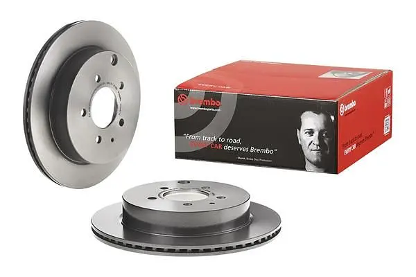 Диск гальмівний вентильований Ford, Mazda CX-7, Mpv III, Lincoln Mkx 1 06-25р Brembo (09.B541.11) - фото 2