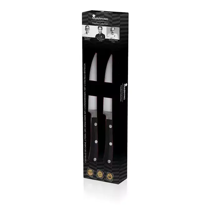 Набір ножів для стейків MasterPro Foodies collection 2 шт (BGMP-4321-I) - фото 2