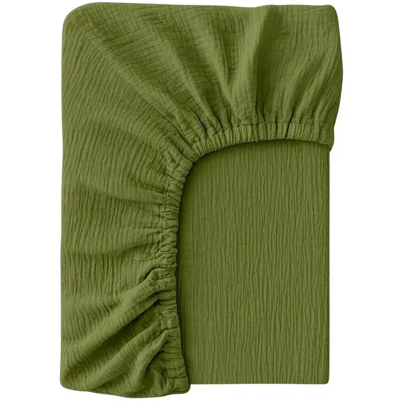 Простирадло на резинці муслін Cosas Avocado 200х200х20 см (020Muslin_Avocado_200x200x20)