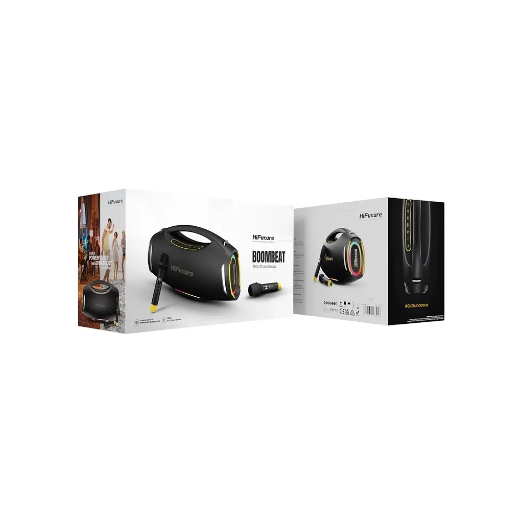 Акустична система HiFuture BoomBeat Black (boombeat.black) - фото 2