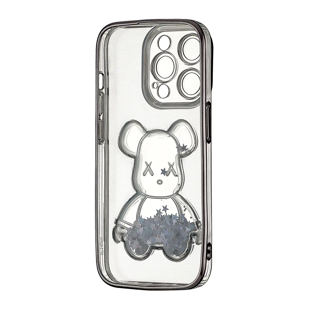 Чохол Shining Bear Case Protected Camera iPhone 14 Pro Black - фото 3