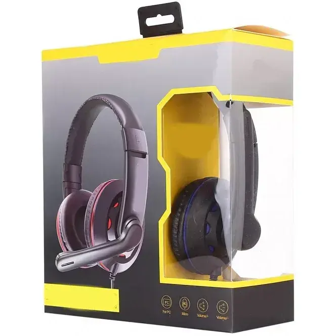 Ігрові навушники XPRO X5 з мікрофоном і регулюванням висоти чорні (MER-15581) - фото 4