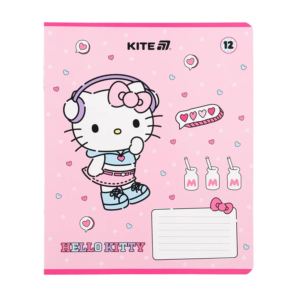 Зошит Kite Hello Kitty, 12 аркушів, клітинка (HK25-232-1), в асортименті - фото 9