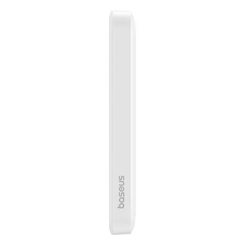 Універсальна мобільна батарея Baseus Magnetic Mini Wireless Fast Charge 5 000 mAh 20W білий P10022107223-00 - фото 4