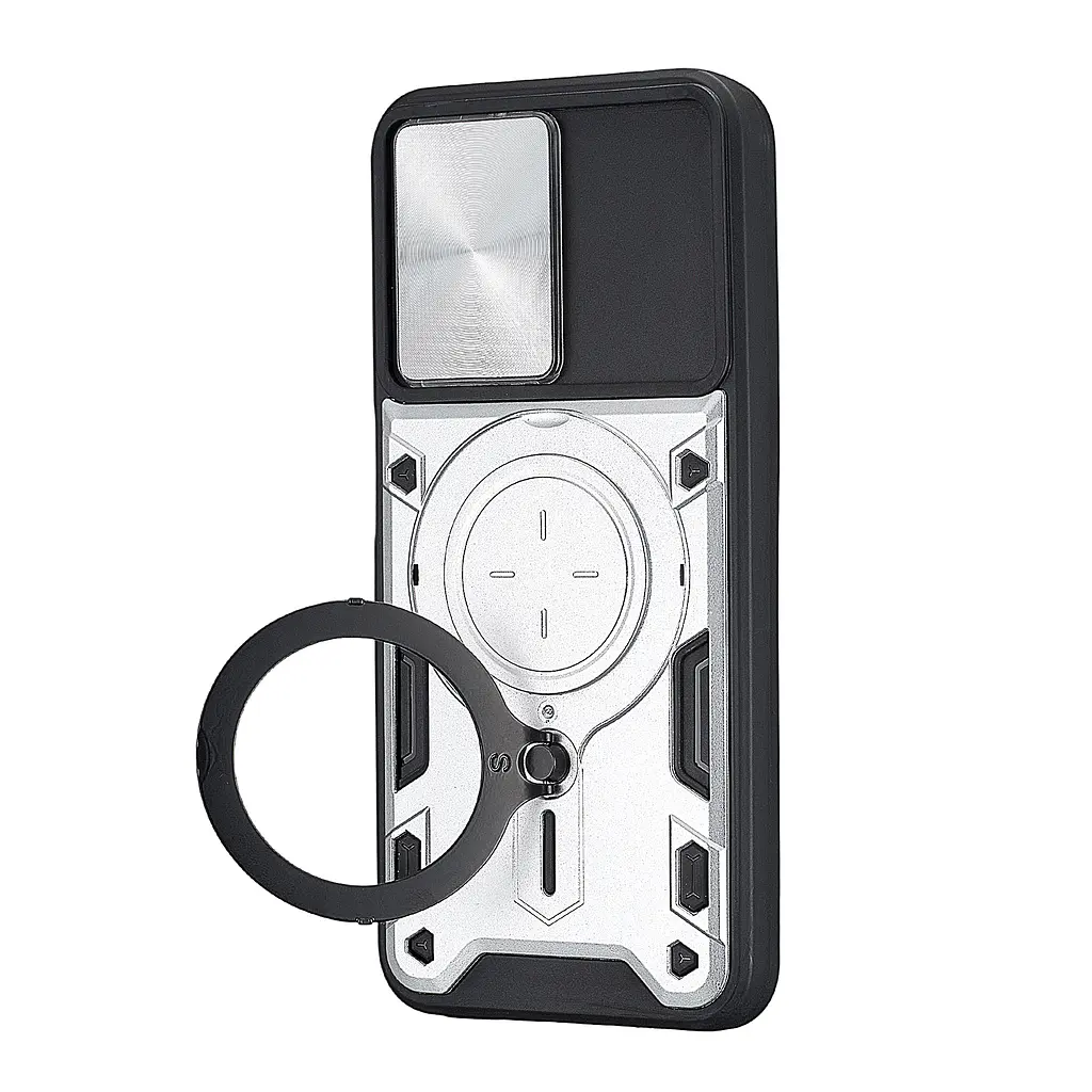 Чохол Full Protection JS Magnetic Samsung A14 4G (A145)/A14 5G (A146) Silvery - фото 3