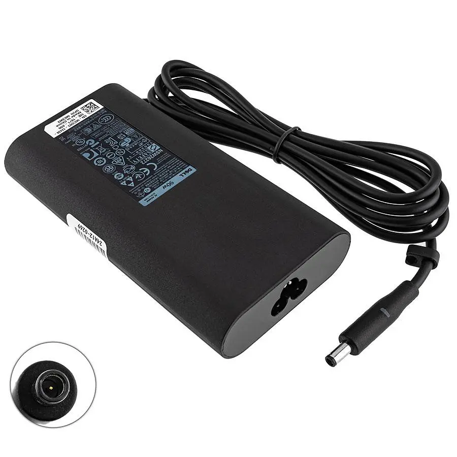 Блок живлення для ноутбука DELL 19.5V 4.62A 90W 4.5x3.0-PIN Чорний OVALE