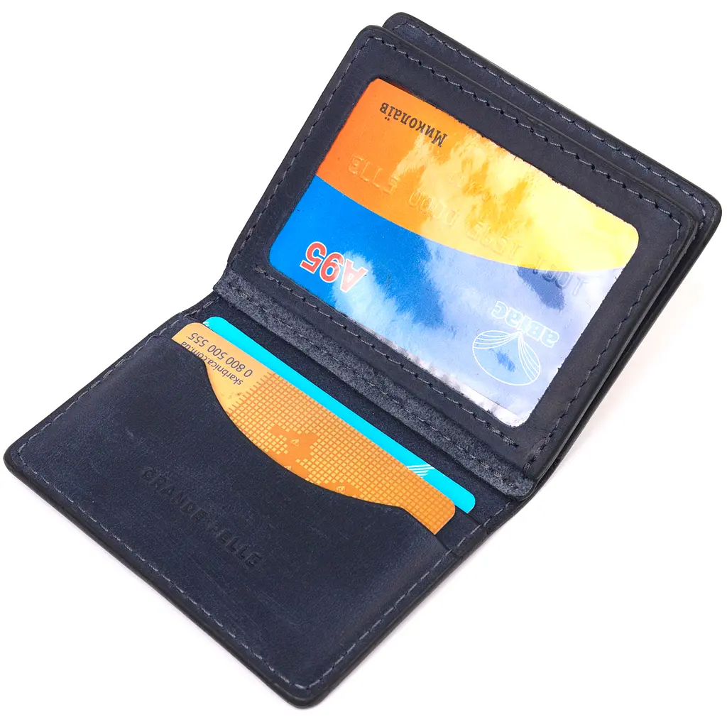 Обложка для документов кожаная GRANDE PELLE 10х7,5х1 см acs0025762 - фото 4