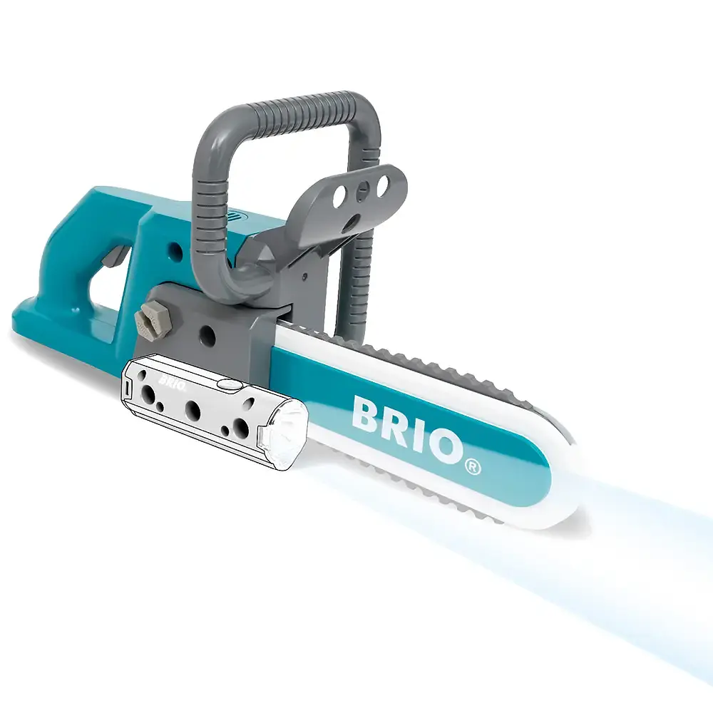 Детская бензопила Brio Builder на батарейках (34602) - фото 6