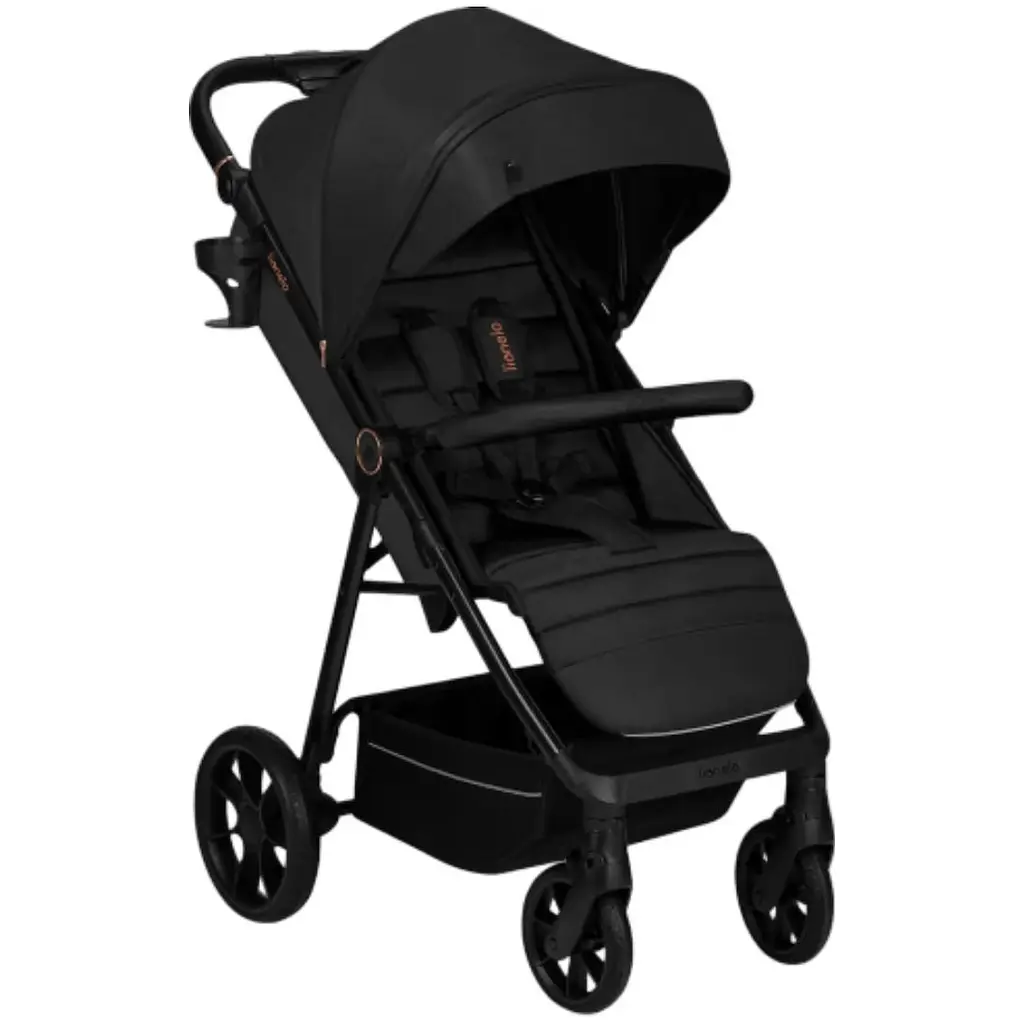 Прогулянкова коляска Lionelo Mira Black Onyx (LO-MIRA BLACK ONYX) - фото 2