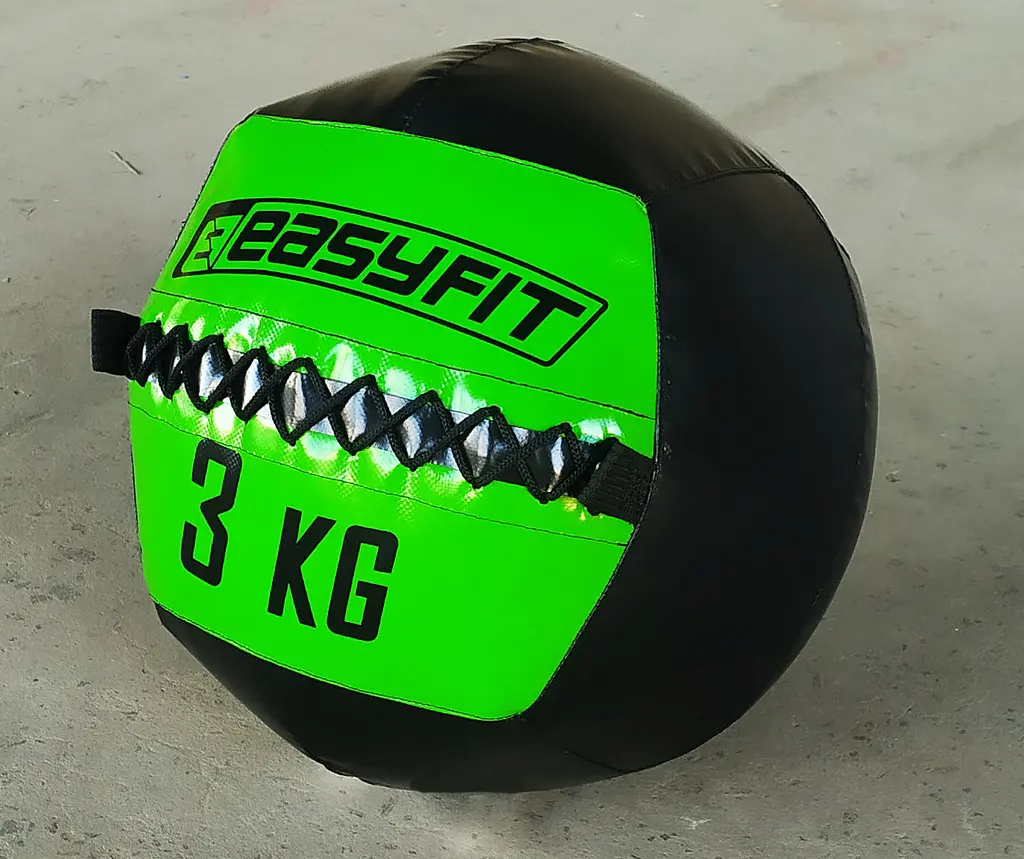 Медичний м'яч EasyFit Wall Ball (медбол, волболл) 3 кг (EF-WB-03) - фото 2