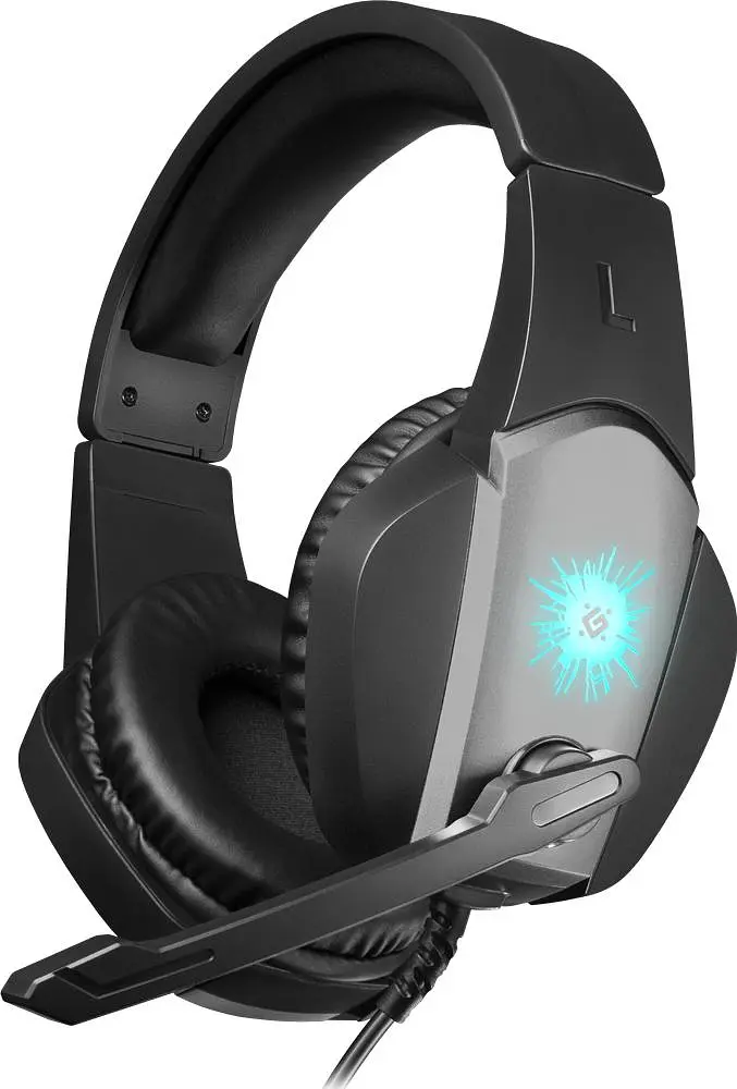 Навушники Defender X-Skull чорно-сірі (64585)