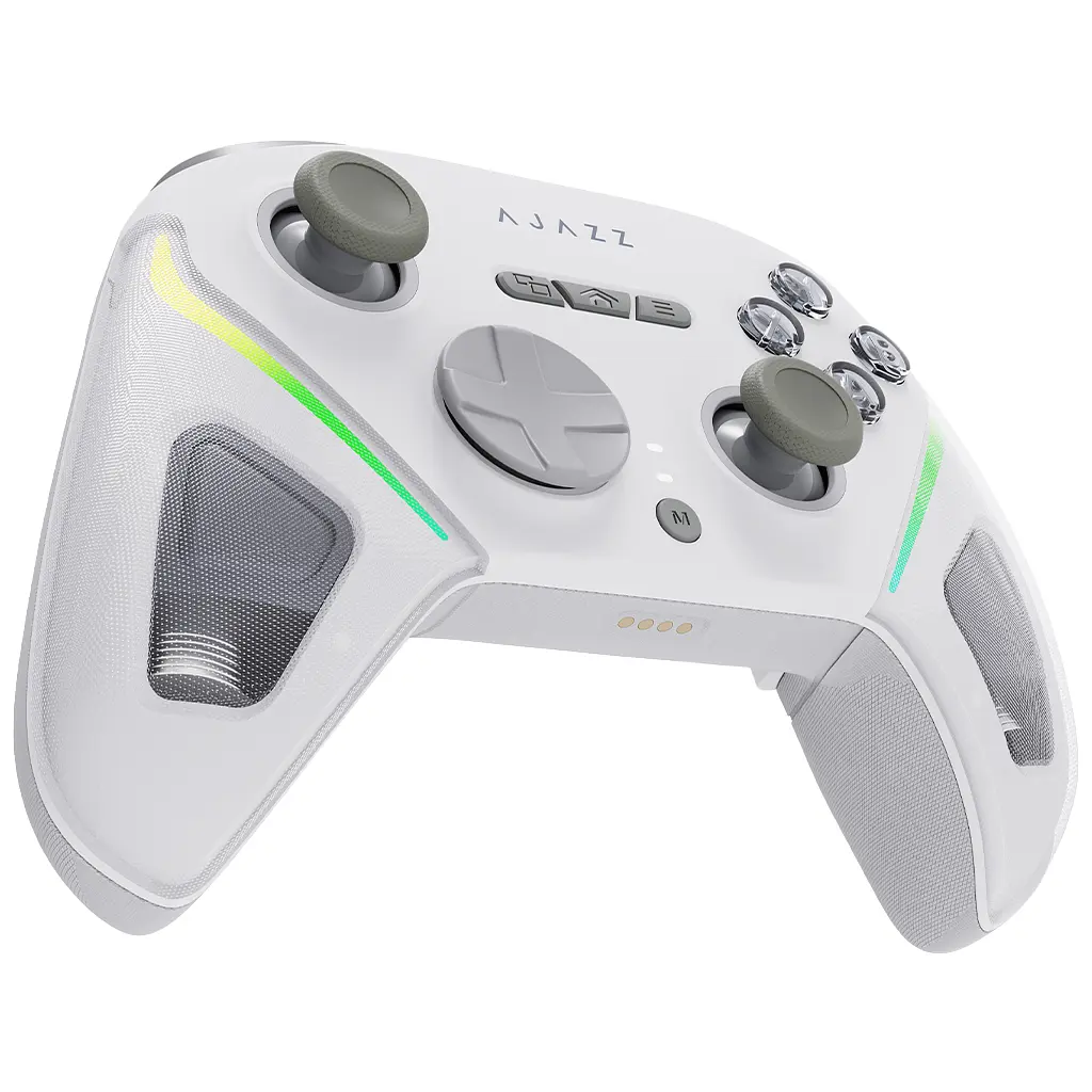 Геймпад Ajazz GP100 2.4G/BT/USB Switch/PC/iOS/Android RGB White (GP100-W) - фото 3