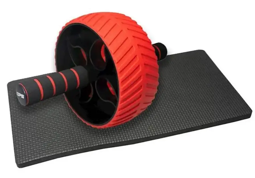Колесо для преса Power System PS-4107 Full Grip AB Red + килимок Red/Black (4107RD-0) - фото 4