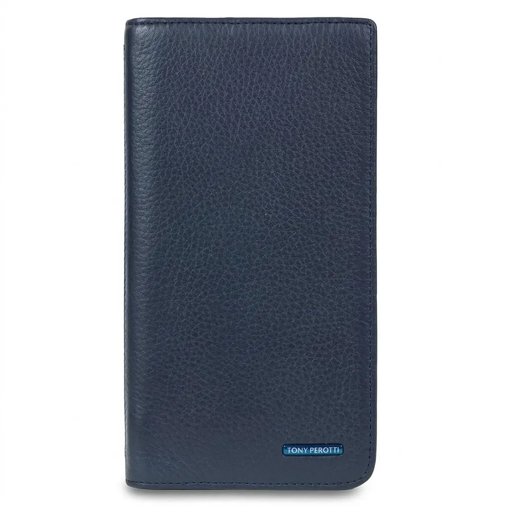 Вертикальне портмоне Tony Perotti Newcontatto 3598 navy (90647) Темно-синє - фото 10
