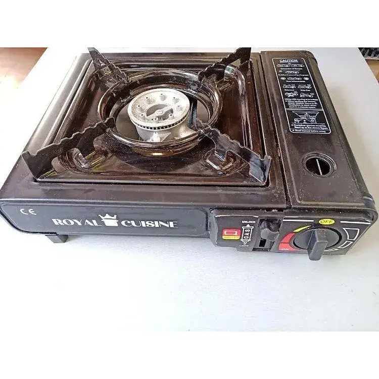 Плита газовая Royal Cuisine портативная под баллон в пластиковом кейсе 2300 Вт - фото 5