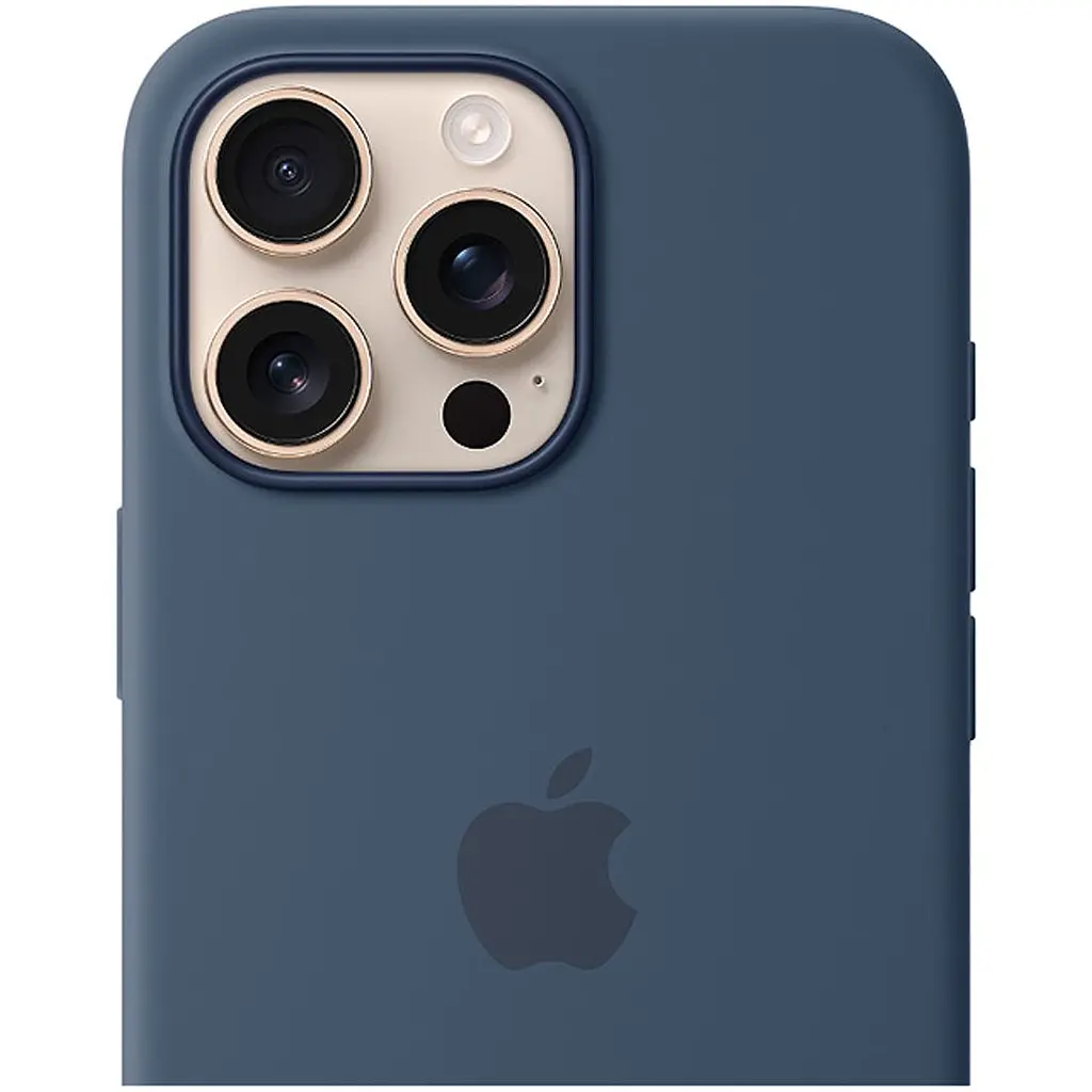 Чохол Silicone Case with MagSafe для Apple iPhone 16 Pro Max Denim AAA [116576] - фото 3