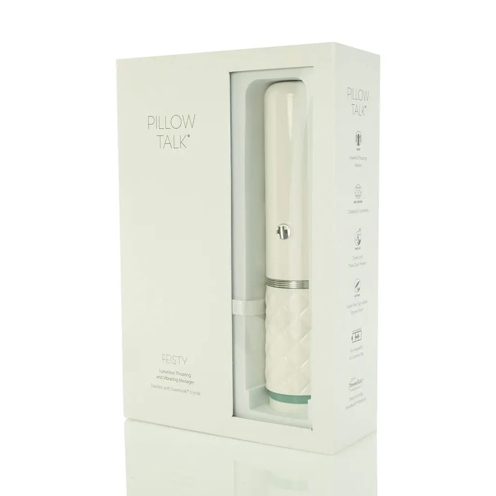 Розкішний вібратор-пульсатор із присоскою Pillow Talk - Feisty Thrusting Vibrator Teal Pillow Talk SO4535 90850 - фото 2