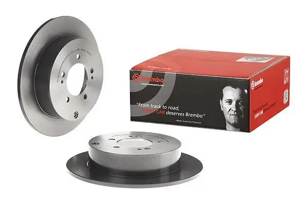Диск гальмівний задній невентильований Mitsubishi Outlander II 00-25р Brembo (08.A755.11) - фото 2