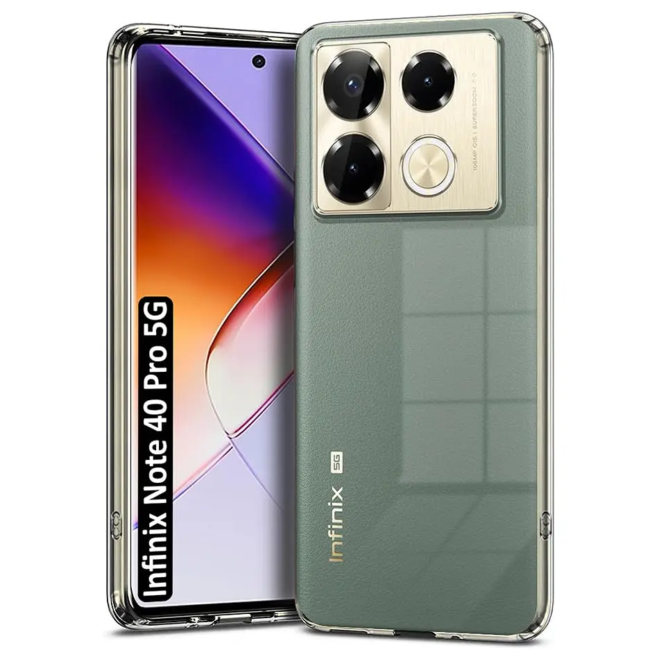 Силиконовый чехол BeCover для Infinix Note 40 Pro (X6851) Transparancy (711180) - фото 2