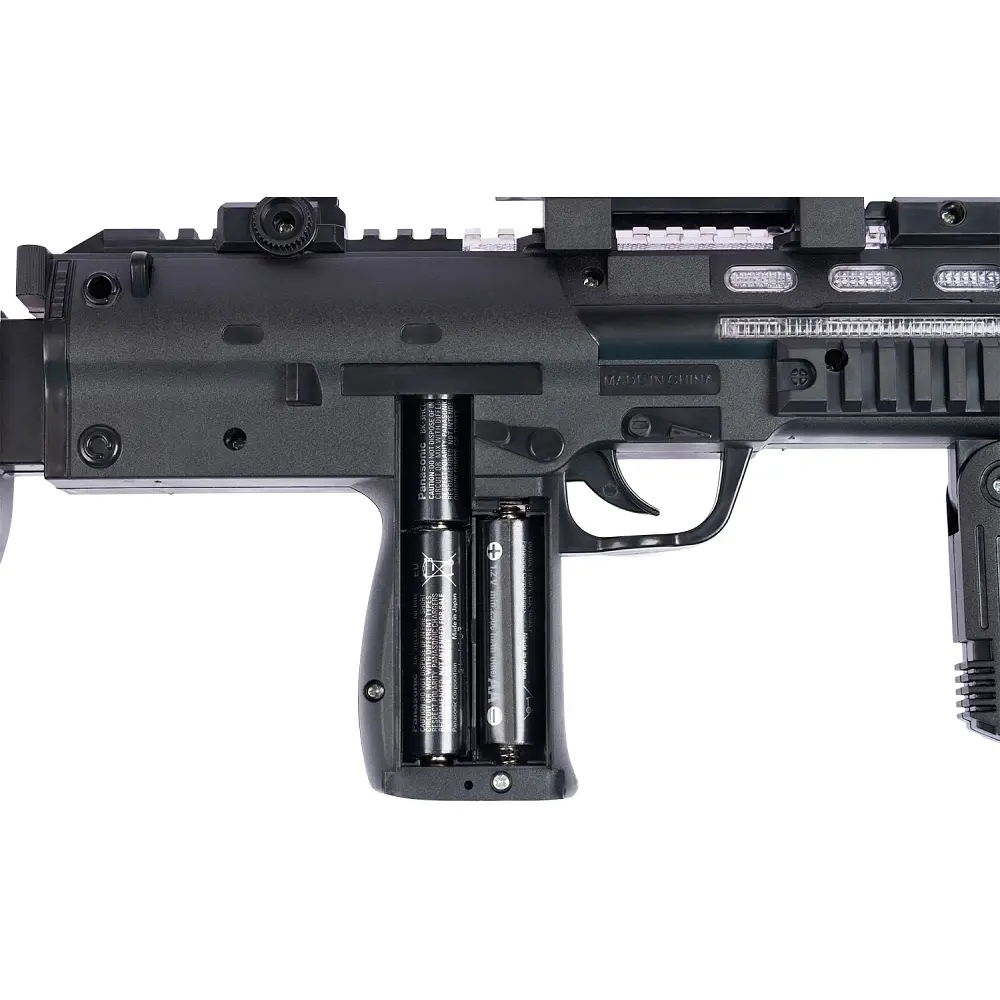 Автомат світло-звуковий ZIPP Toys HK MP7 Чорний - фото 8