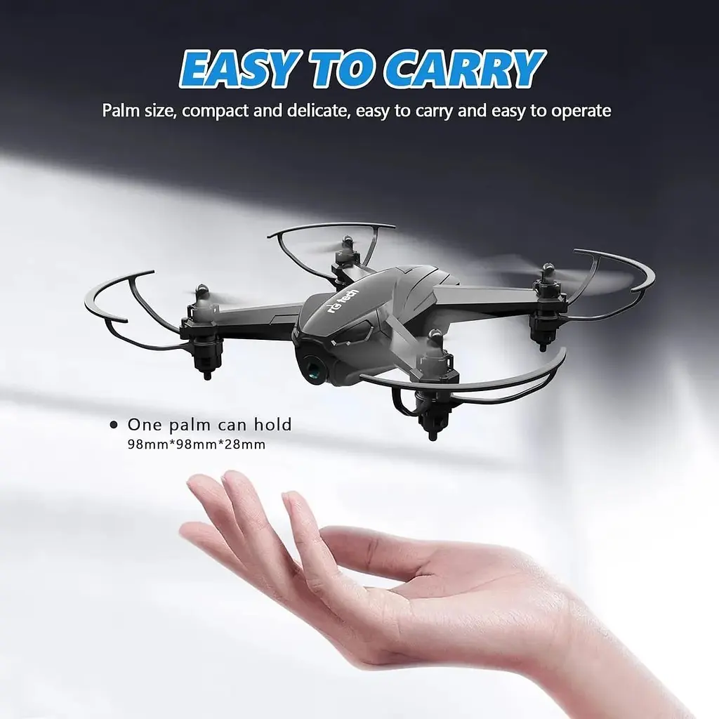 Дрон RC Drone Quadcopter WiFi Live Transmission с камерой 1080P с сумкой для переноски - фото 4