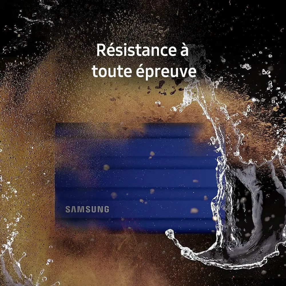 Портативний SSD Samsung 2TB USB 3.2 Gen 2 Type-C T7 Shield - фото 10