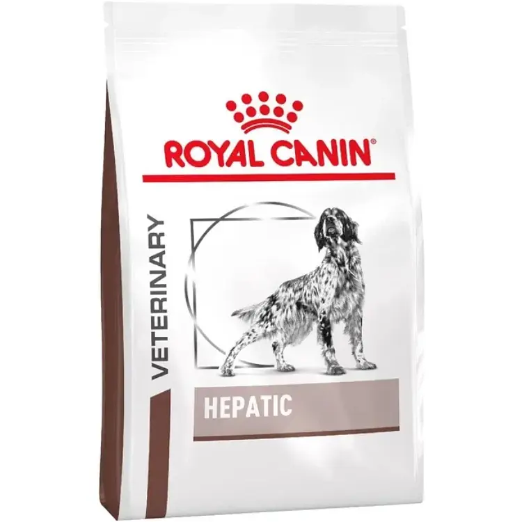 Сухий повнораціонний дієтичний корм для собак Royal Canin Veterinary Hepatic Dog призначений для підтримання функції печінки при хронічній печінковій недостатності та для зниження накопичення міді у печінці 7 кг