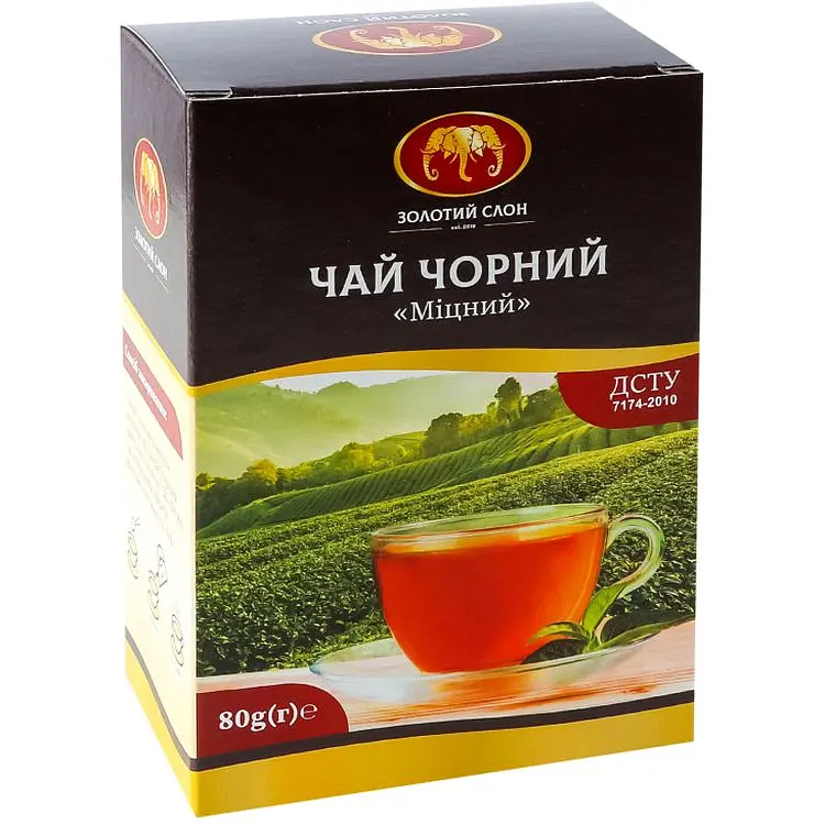 Чай чорний Золотий Слон Міцний 80 г - фото 2