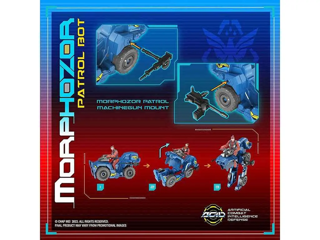 Ігровий набір A.C.I.D. MorphoZor Patrol Bot/МорфоЗор Патрульний робот, 535003 - фото 6