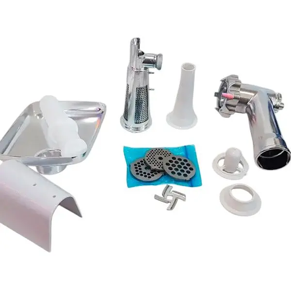 Електром'ясорубка Domotec MS-2023 3000W з соковижималкою і насадками для ковбас і кебе чорна (MS-2023_1840) - фото 4