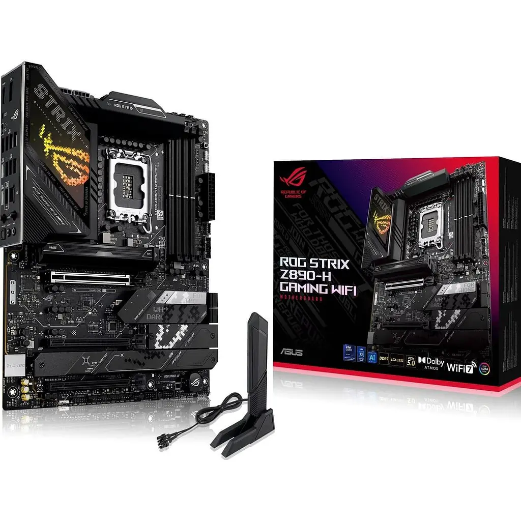 Материнська плата ASUS ROG STRIX Z890-H GAMING WIFI (ROG STRIX Z890-H GAMING WIFI) (Socket 1851, Intel Z890, ATX) - фото 8