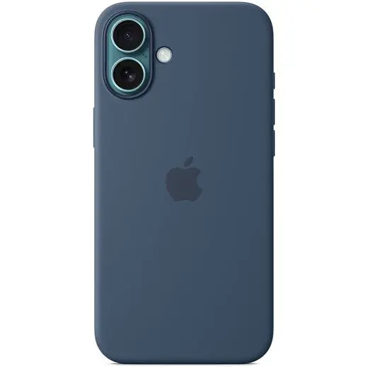 Силиконовый чехол CasePro Silicone Case with MagSafe Denim для iPhone 16 Plus - фото 5