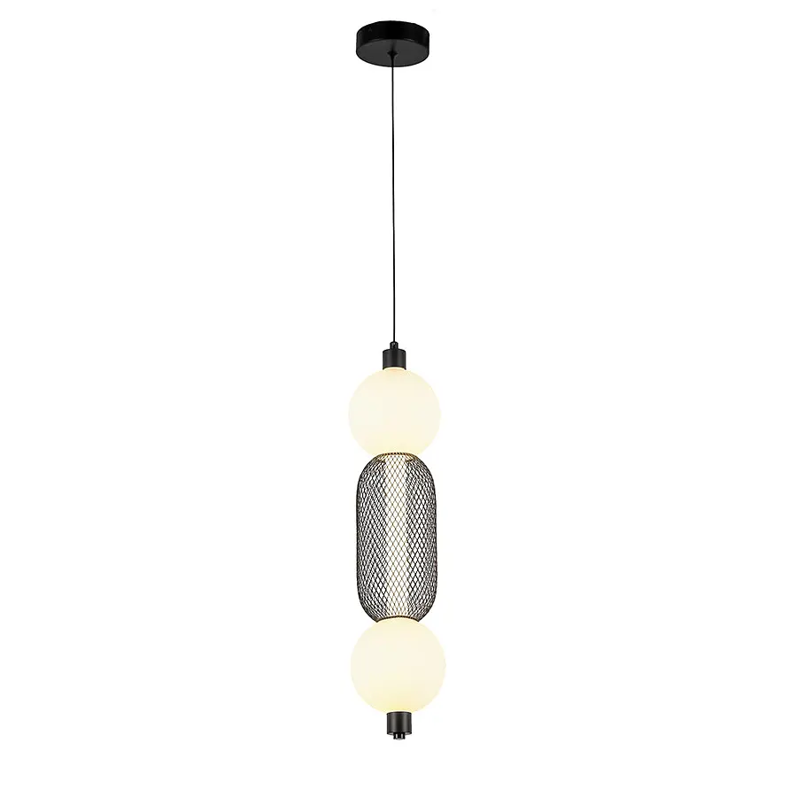 Підвісний світильник LED Levistella 7812034 BK, 7W, 3000K, Чорний метал, сучасний стиль - фото 2