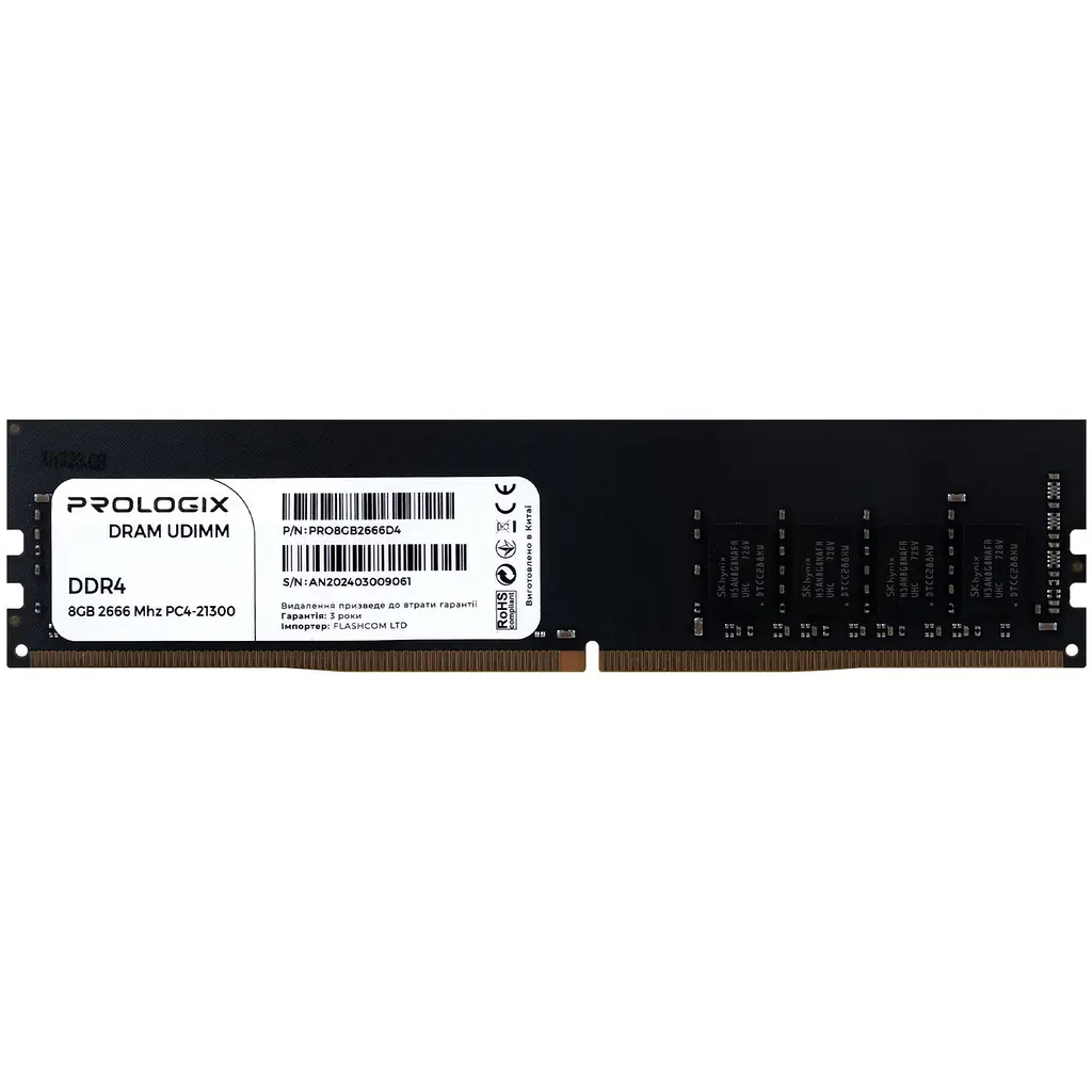 Модуль пам`ятi DDR4 8GB/2666 ProLogiX (PRO8GB2666D4) - фото 5