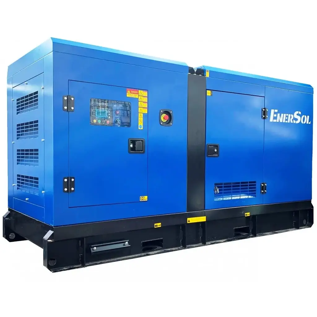 Генератор дизельний EnerSol SCBS-50DM 230/400В 50кВт 3Фази електростартер 936кг