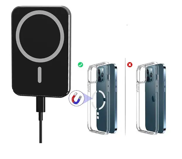 Магнитное беспроводное автомобильное зарядное устройство Elektromatic для iPhone - фото 2