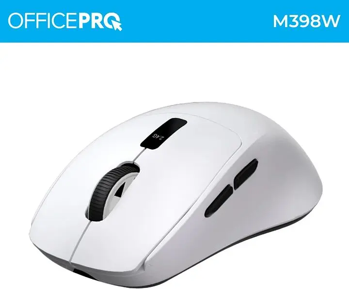 Мышь OfficePro Silent Click Wireless White (M398W) - фото 11