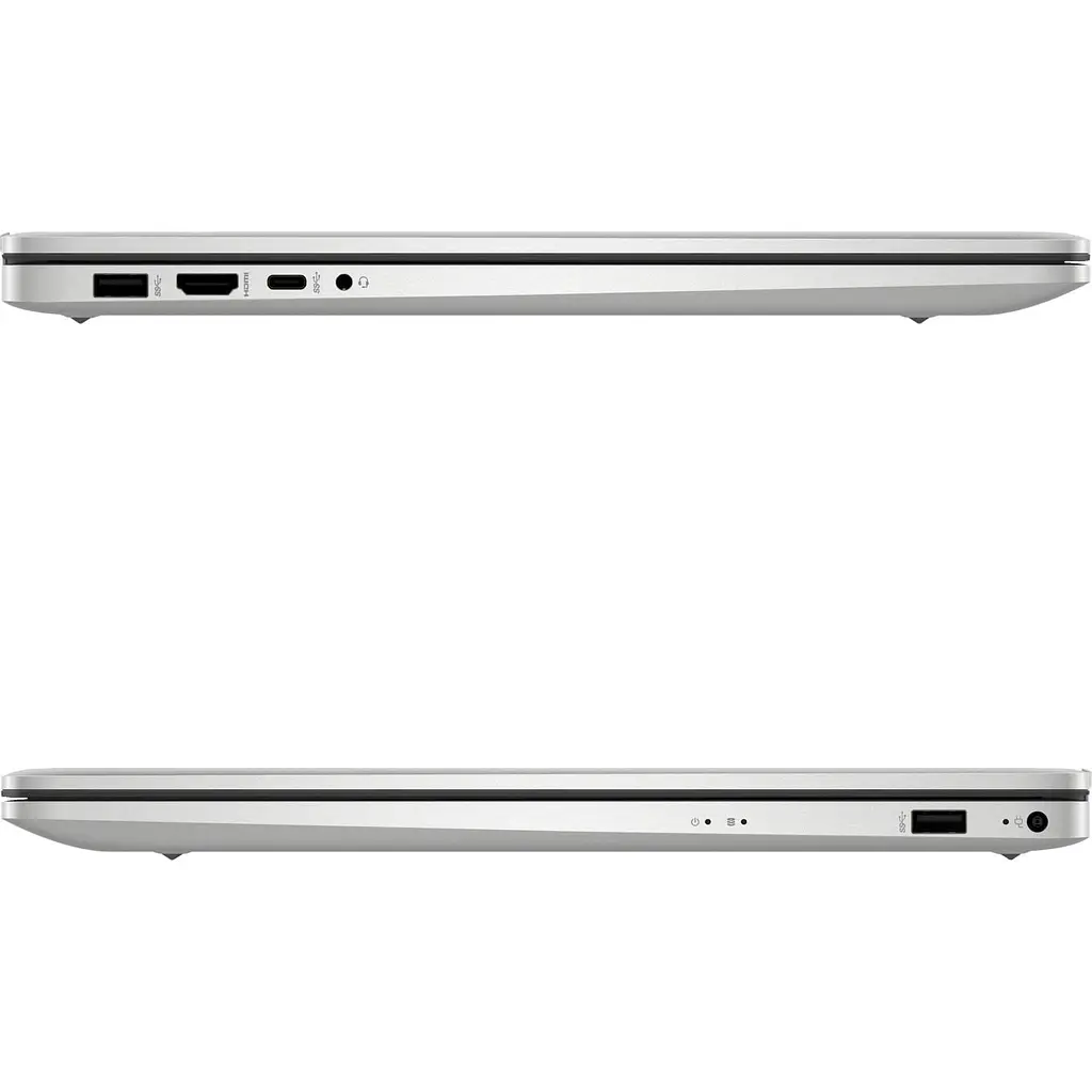 Ноутбук HP 17, 17.3" Full HD, Intel Core 5 120U pana la 5 GHz, 32 GB RAM DDR4, 1 TB SSD, Intel графікою, Windows 11 Home, Natural сріблястий 1 TB - фото 4