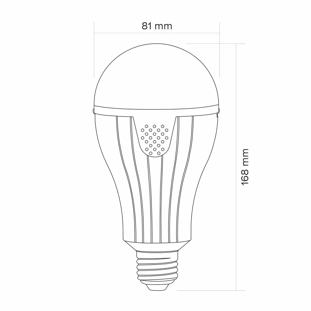 Лампочка TITANUM акумуляторна A80 12W E27 4000K 230V (TL-EMA80-12274) - фото 12